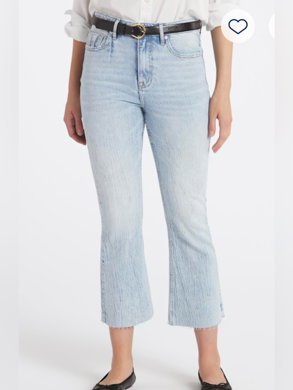 Vigoss Frayed Hem Light Blue Jeans